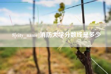 吕梁消防大学分数线是多少