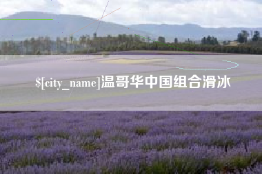 吕梁温哥华中国组合滑冰