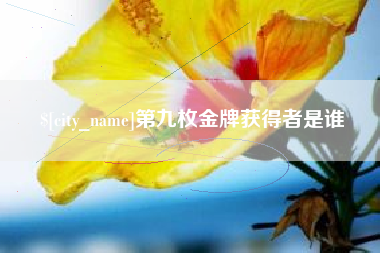 吕梁第九枚金牌获得者是谁