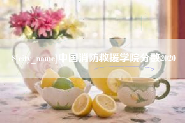 吕梁中国消防救援学院分数2020