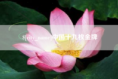 吕梁中国十九枚金牌