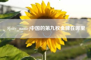 吕梁中国的第九枚金牌在哪里