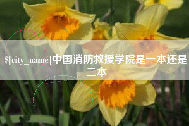 吕梁中国消防救援学院是一本还是二本