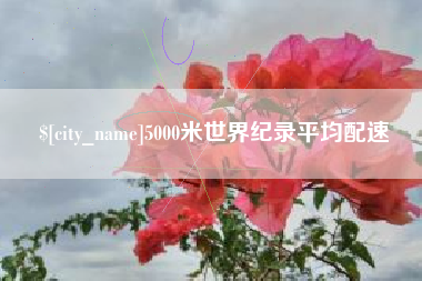吕梁5000米世界纪录平均配速