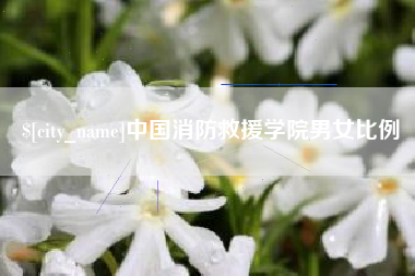 吕梁中国消防救援学院男女比例