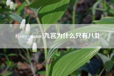 吕梁九宫为什么只有八卦