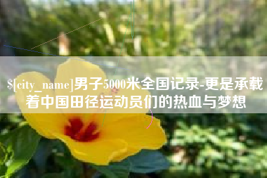 吕梁男子5000米全国记录-更是承载着中国田径运动员们的热血与梦想