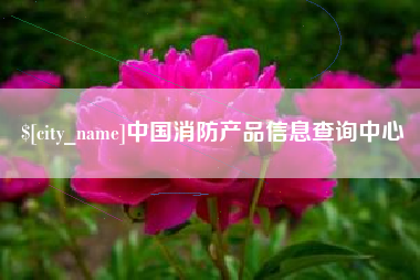 吕梁中国消防产品信息查询中心