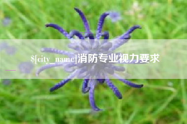 吕梁消防专业视力要求