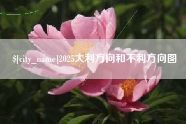 吕梁2025大利方向和不利方向图