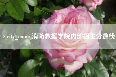 吕梁消防救援学院内部招生分数线