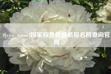 吕梁国家应急救援员报名网查询官网