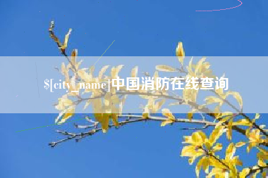 吕梁中国消防在线查询