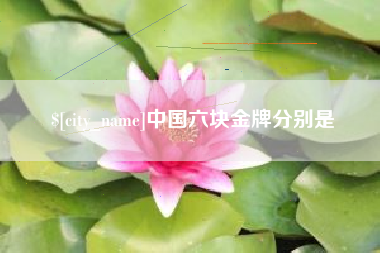 吕梁中国六块金牌分别是